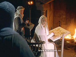 Элеонора Аквитанская за вышивальным станком в заточении, «Лев зимой»