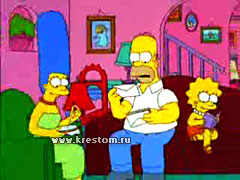 Мардж Симпсон владеет навыками вышивания, «Симпсоны»