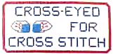 «Cross-eyed for cross-stitch» от Duo Designs