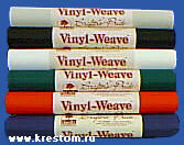 оправдывая свое название, vinyl weave выпускается в рулонах, как и настоящая канва